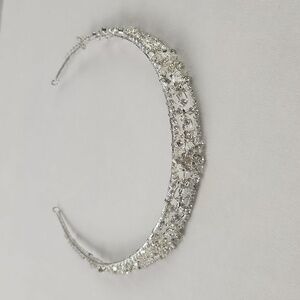 Crystal rhinestone headpiece, tiara, bridal, prom, special occasion